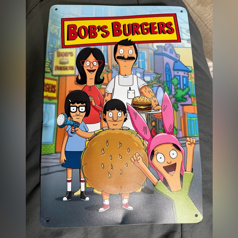 Bob’s Burgers metal sign